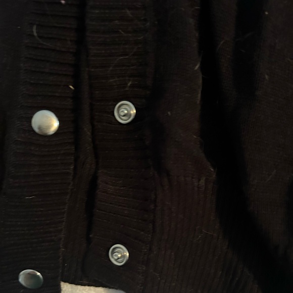 New With Tags - Daisy Fuentes Button up V Neck Sweater - Picture 2 of 6